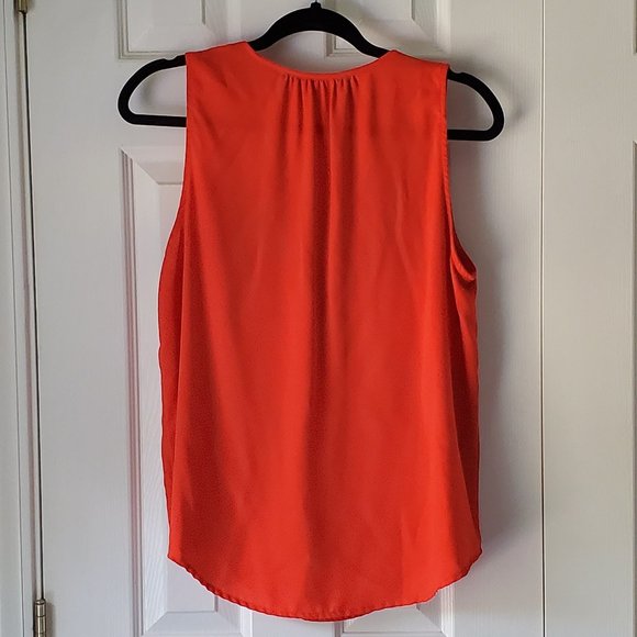 Collective Concepts Red/Orange Sleeves Top with Tassels - Picture 3 of 7